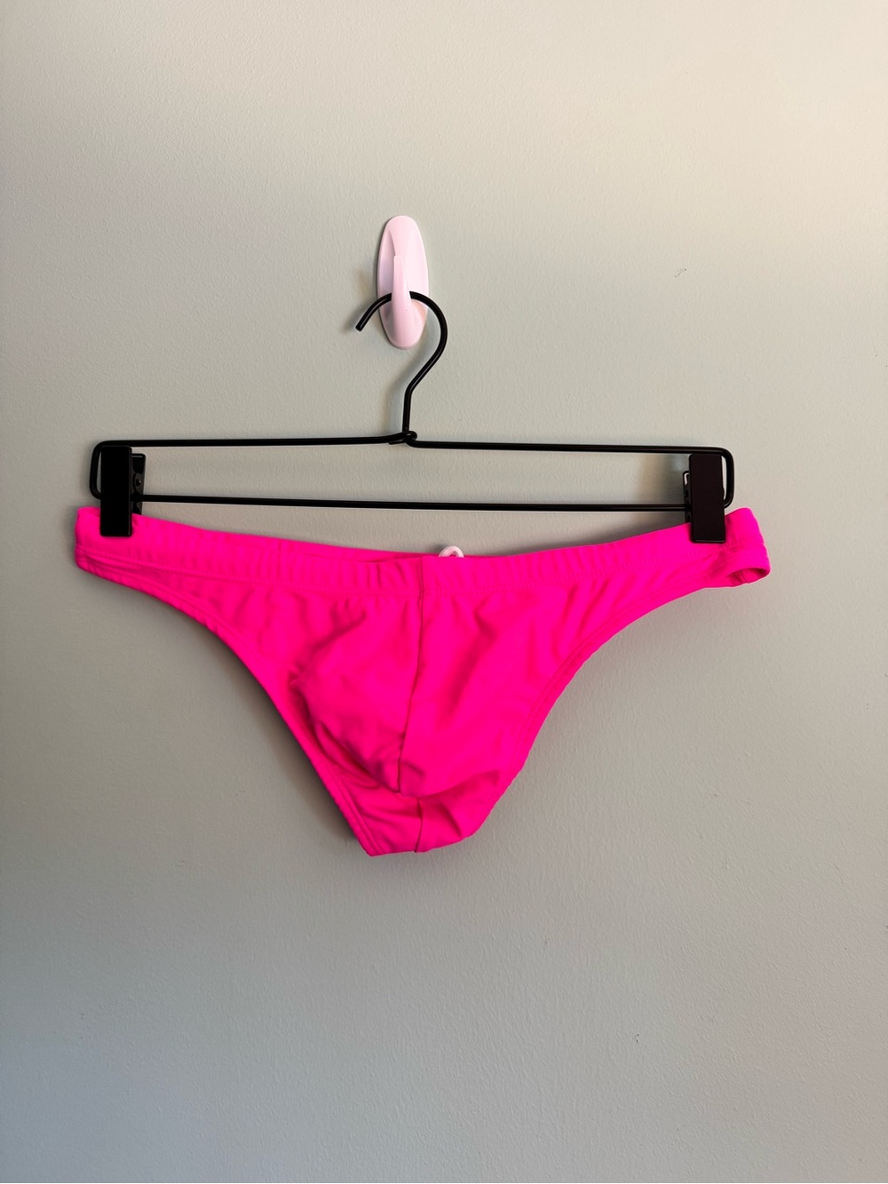 Men’s Coyote Classic Swim Thong in Fuchsia (Neon Pink) - Size Medium (31-32)